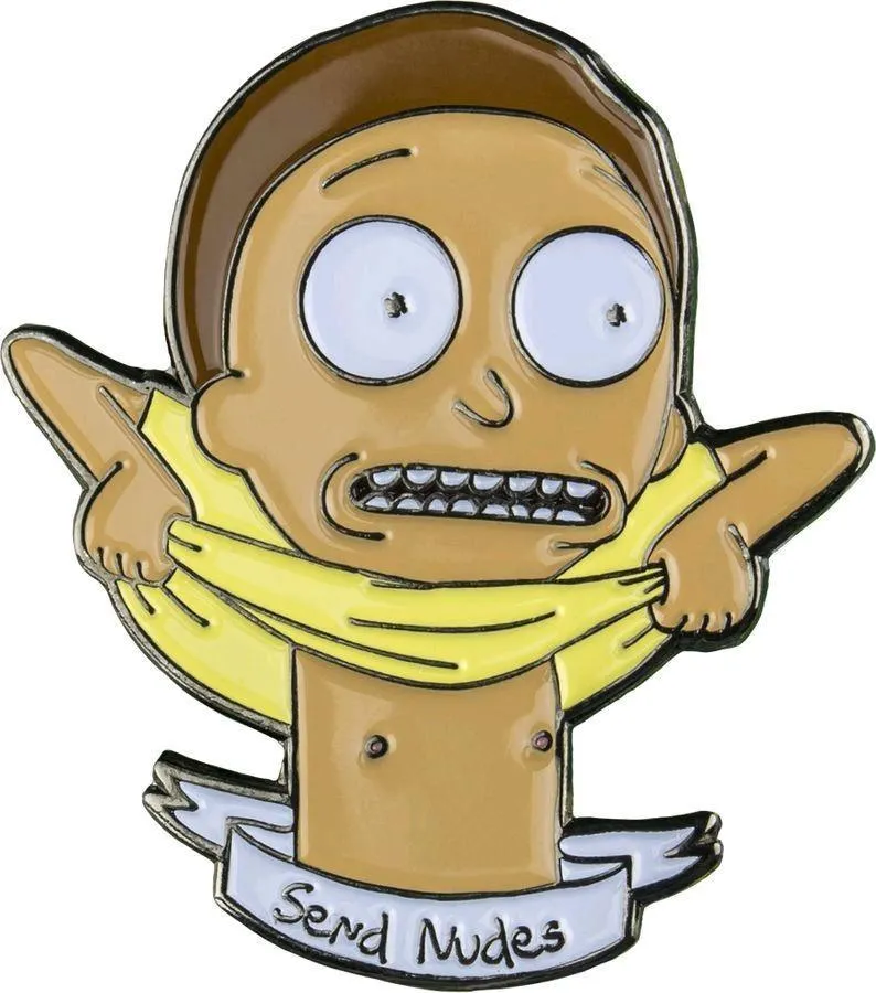Rick & Morty - Send Nudes Enamel Pin