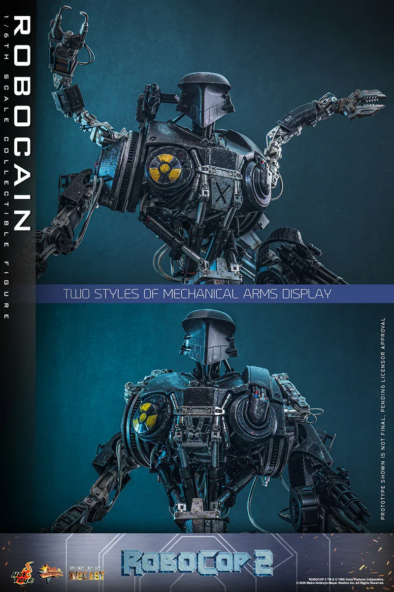 RoboCop 2 - RoboCain DieCast 1:6 Scale Collectable Action Figure - Image 21