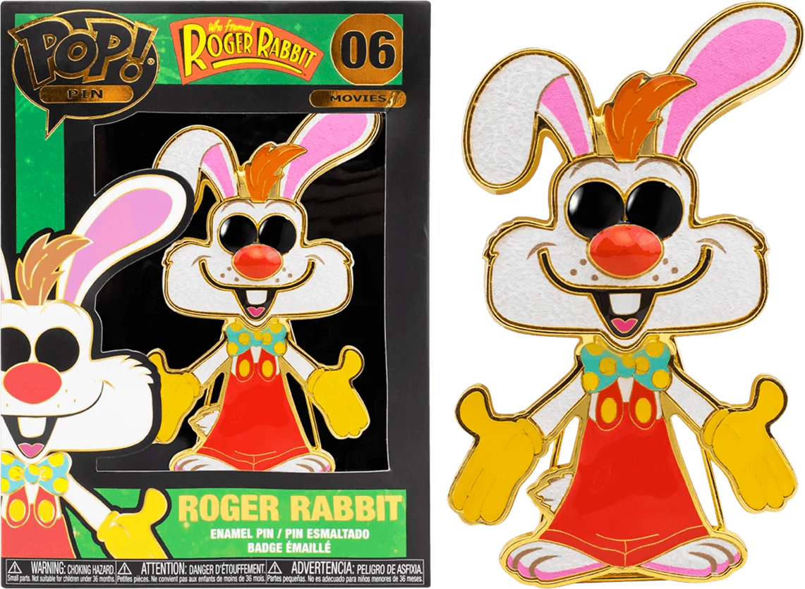 Roger Rabbit - Roger Rabbit 4" Pop! Enamel Pin