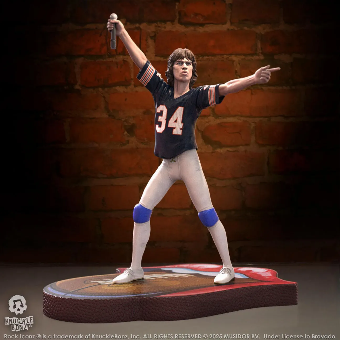 Rolling Stones - Mick Jagger Tour '81 (Black Jersey) Statue - Image 2