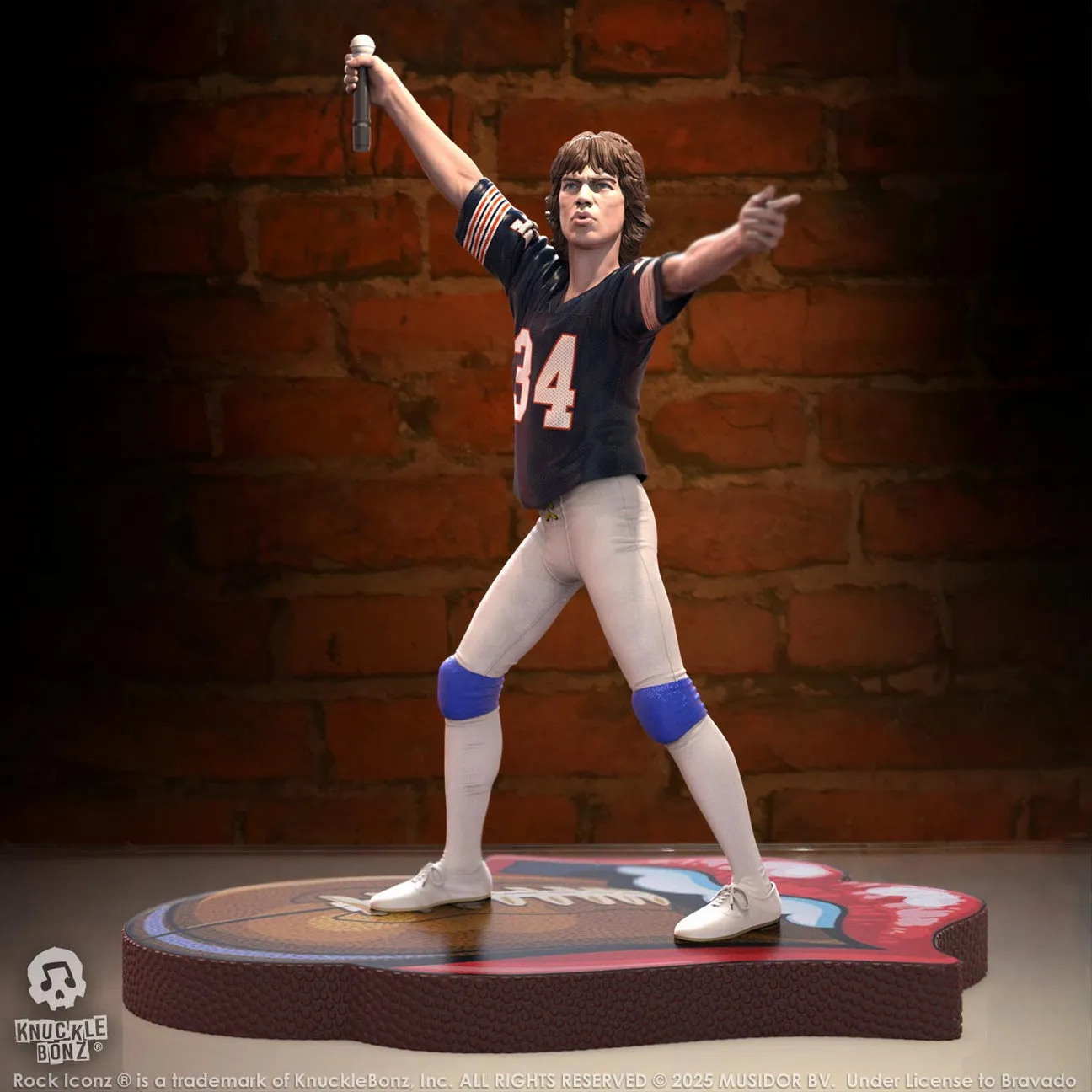 Rolling Stones - Mick Jagger Tour '81 (Black Jersey) Statue - Image 9
