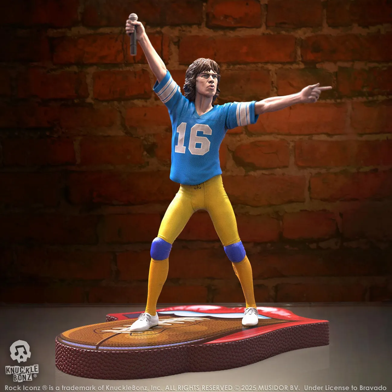 Rolling Stones - Mick Jagger Tour '81 (Blue Jersey) Statue - Image 2