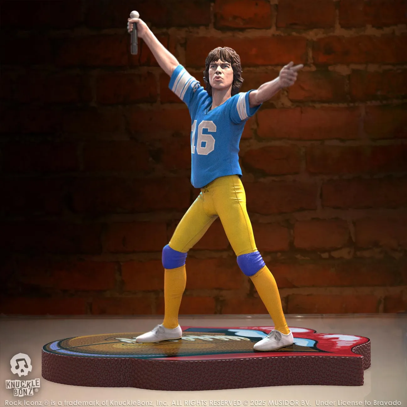 Rolling Stones - Mick Jagger Tour '81 (Blue Jersey) Statue - Image 3