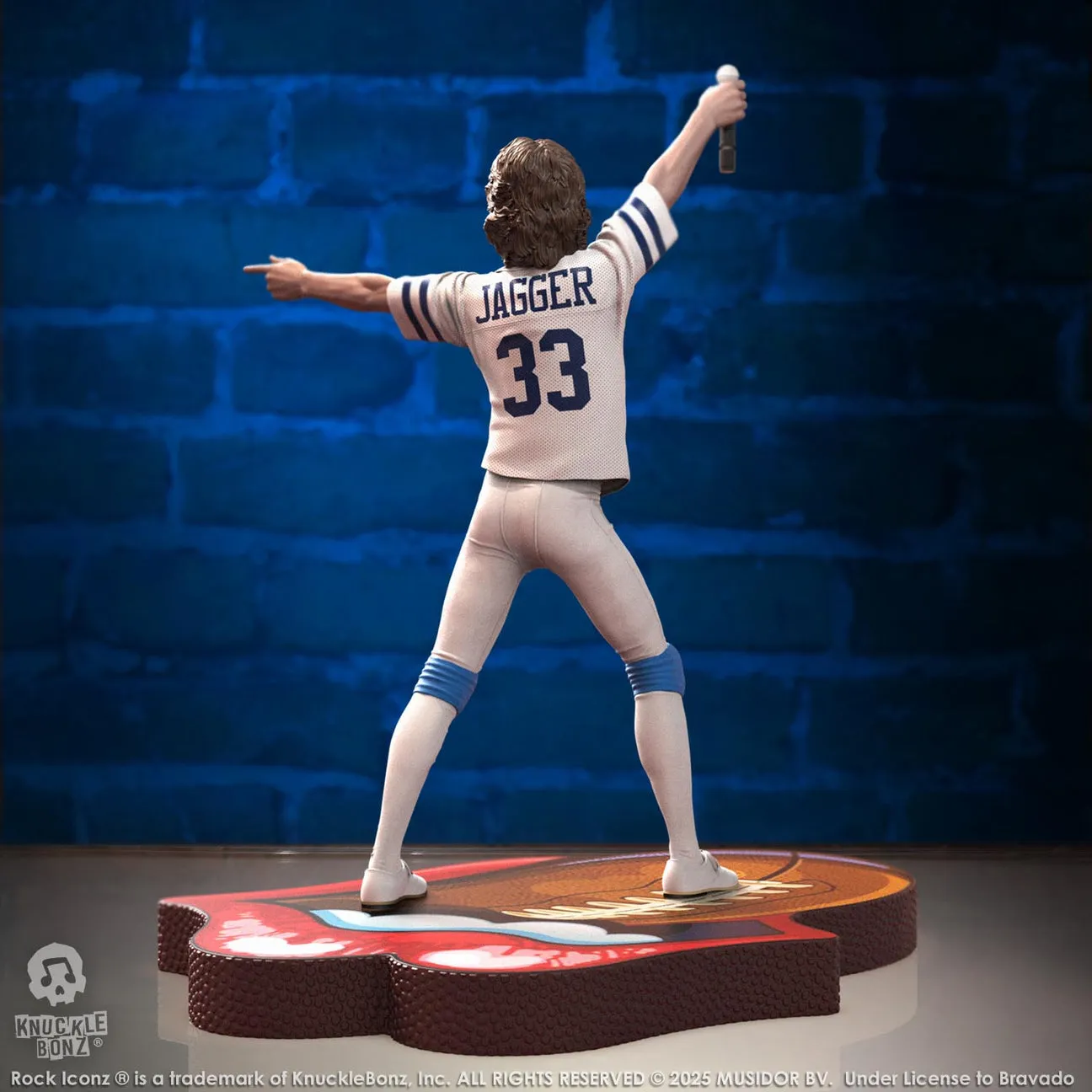 Rolling Stones - Mick Jagger Tour '81 (White Jersey) Statue - Image 5