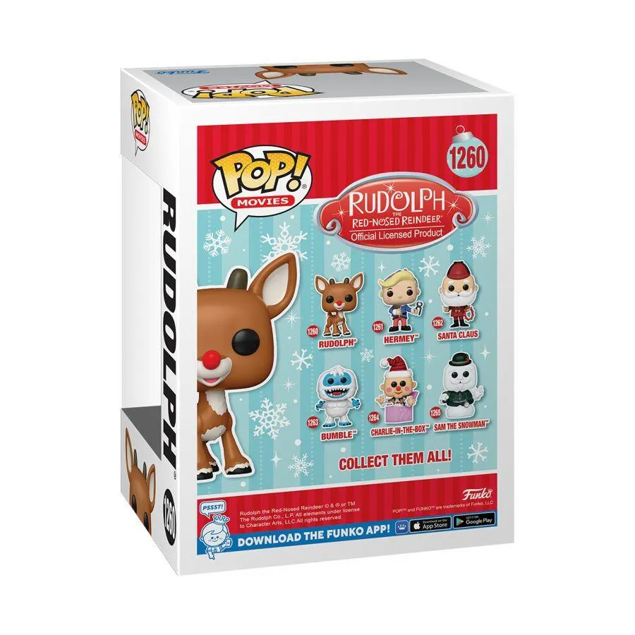Rudolph - Rudolph US Exclusive Flocked Pop! Vinyl [RS] - Image 4