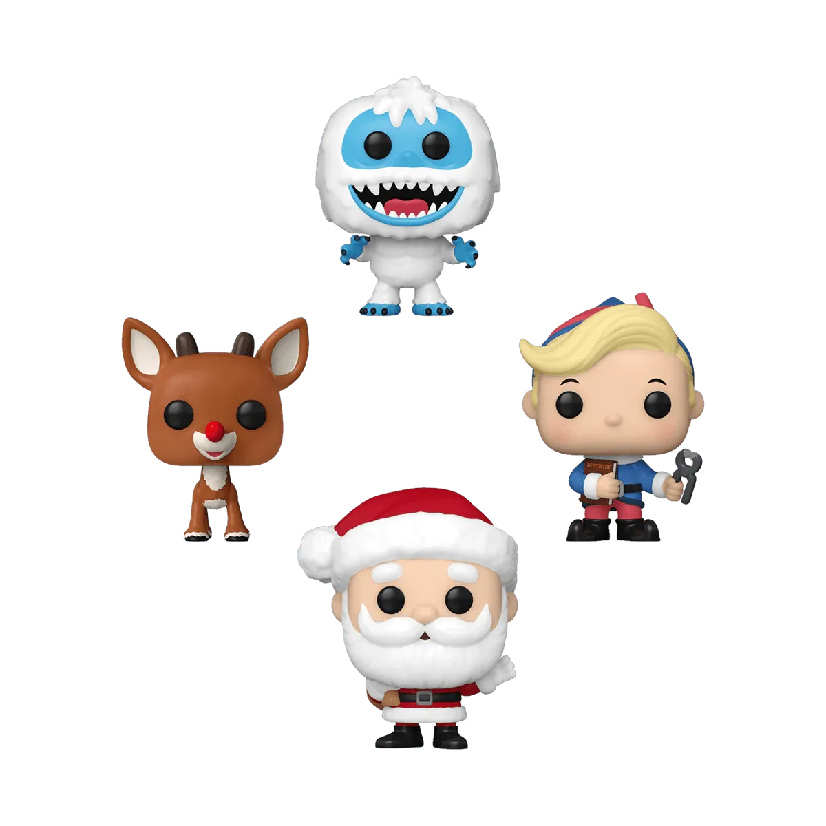 Rudolph - Tree Holiday US Exclusive Pocket Pop! 4-Pack Box Set [RS] - Image 2