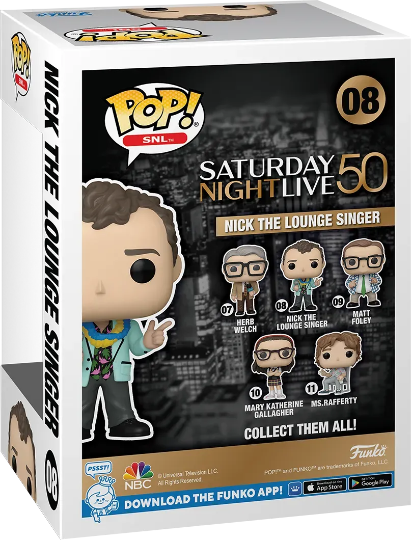Saturday Night Live: 50th Anniversary - Nick the Lounge Singer Pop! Vinyl - Image 4
