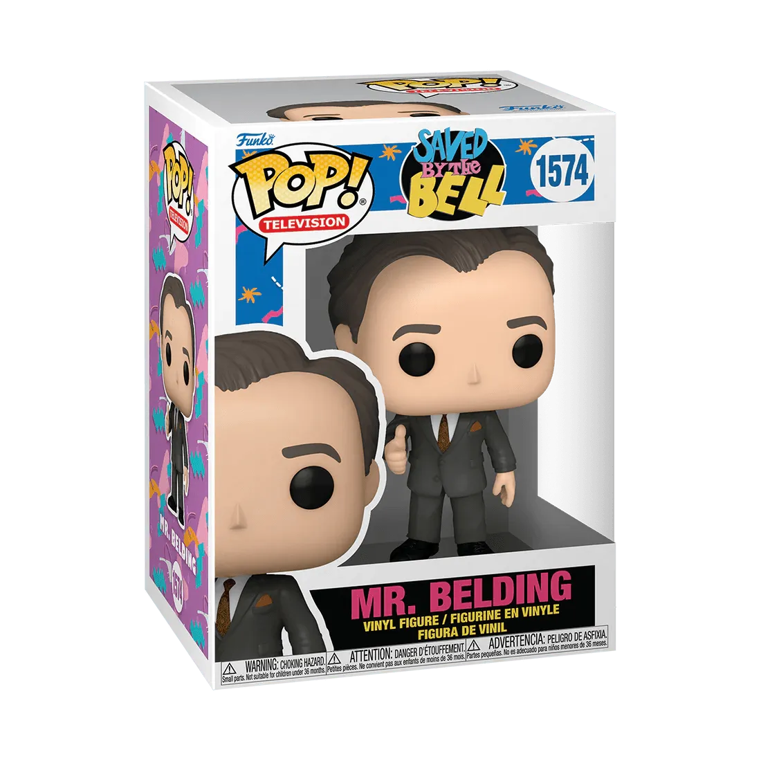 Saved by the Bell: 30th Anniversary - Mr. Belding Pop! Vinyl - Image 3