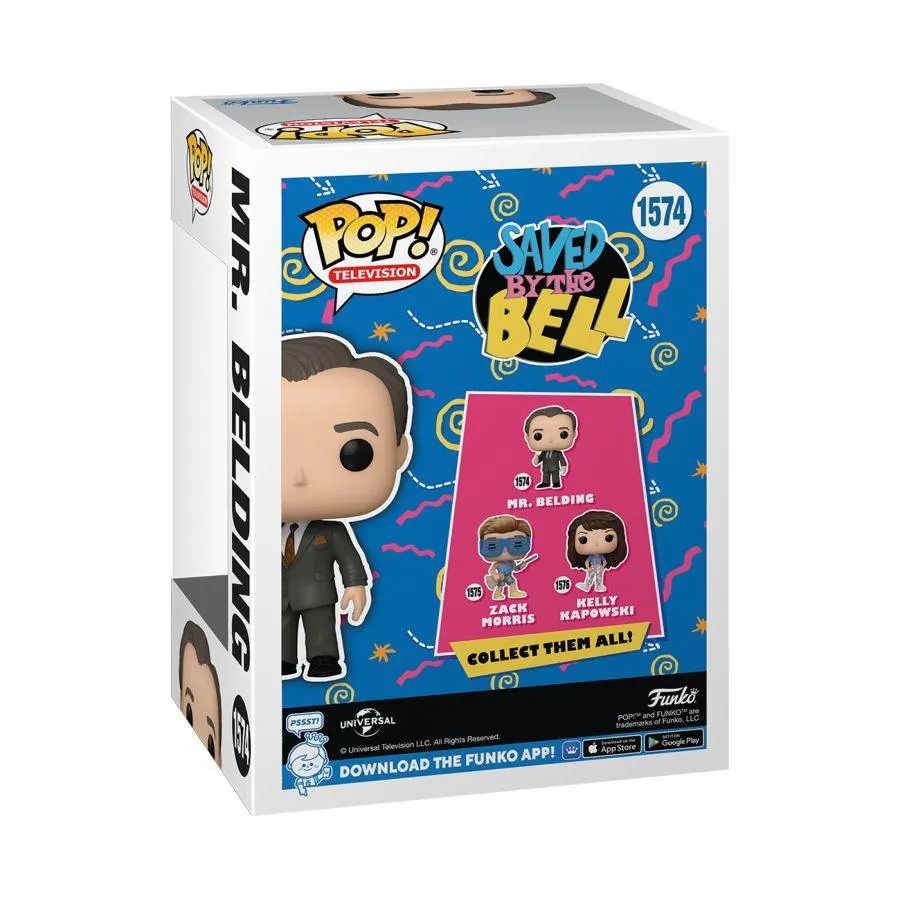 Saved by the Bell: 30th Anniversary - Mr. Belding Pop! Vinyl - Image 4