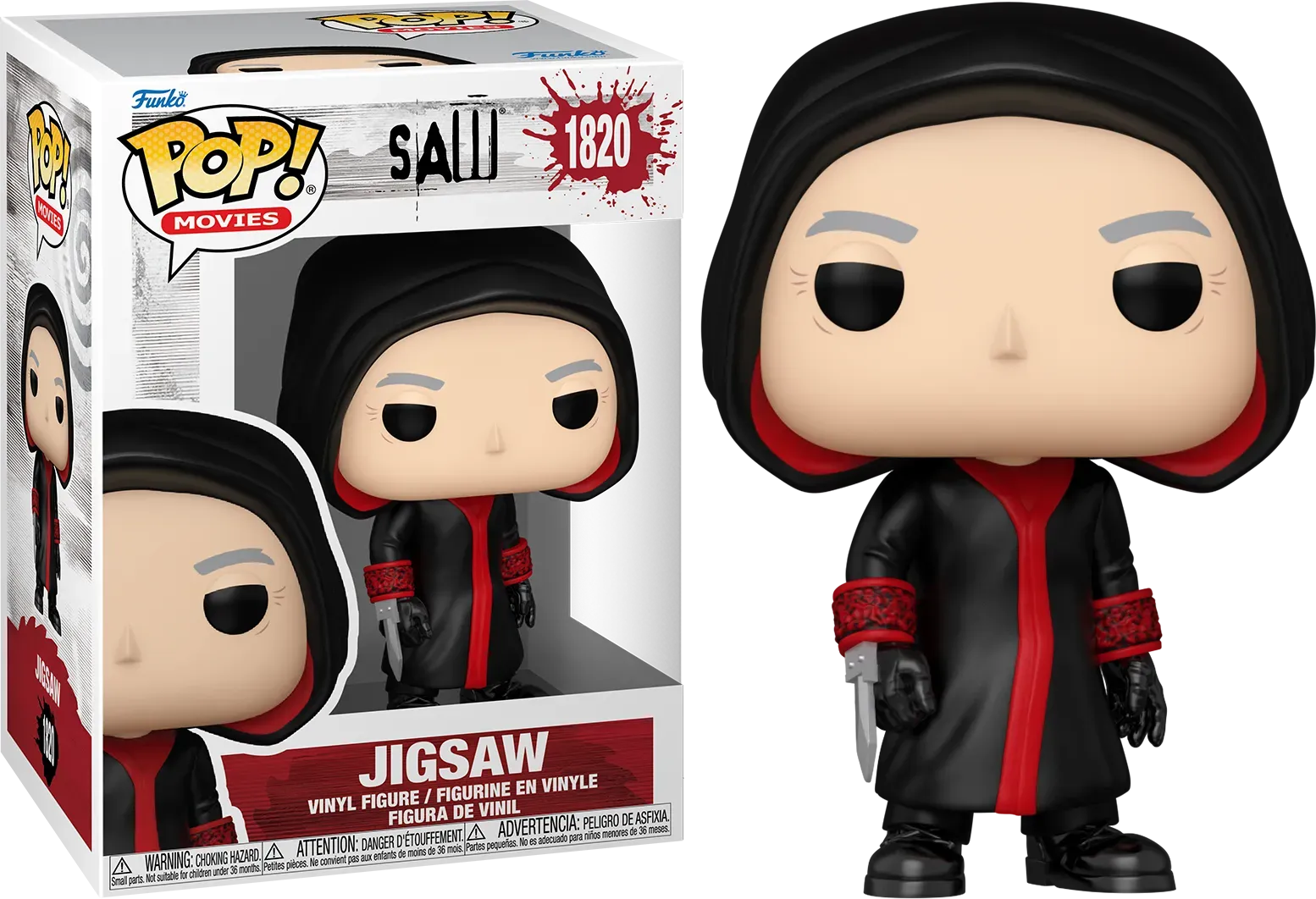 Saw: 10th Anniversary - Jigsaw Killer Pop! Vinyl - Chase Bundle - Image 2