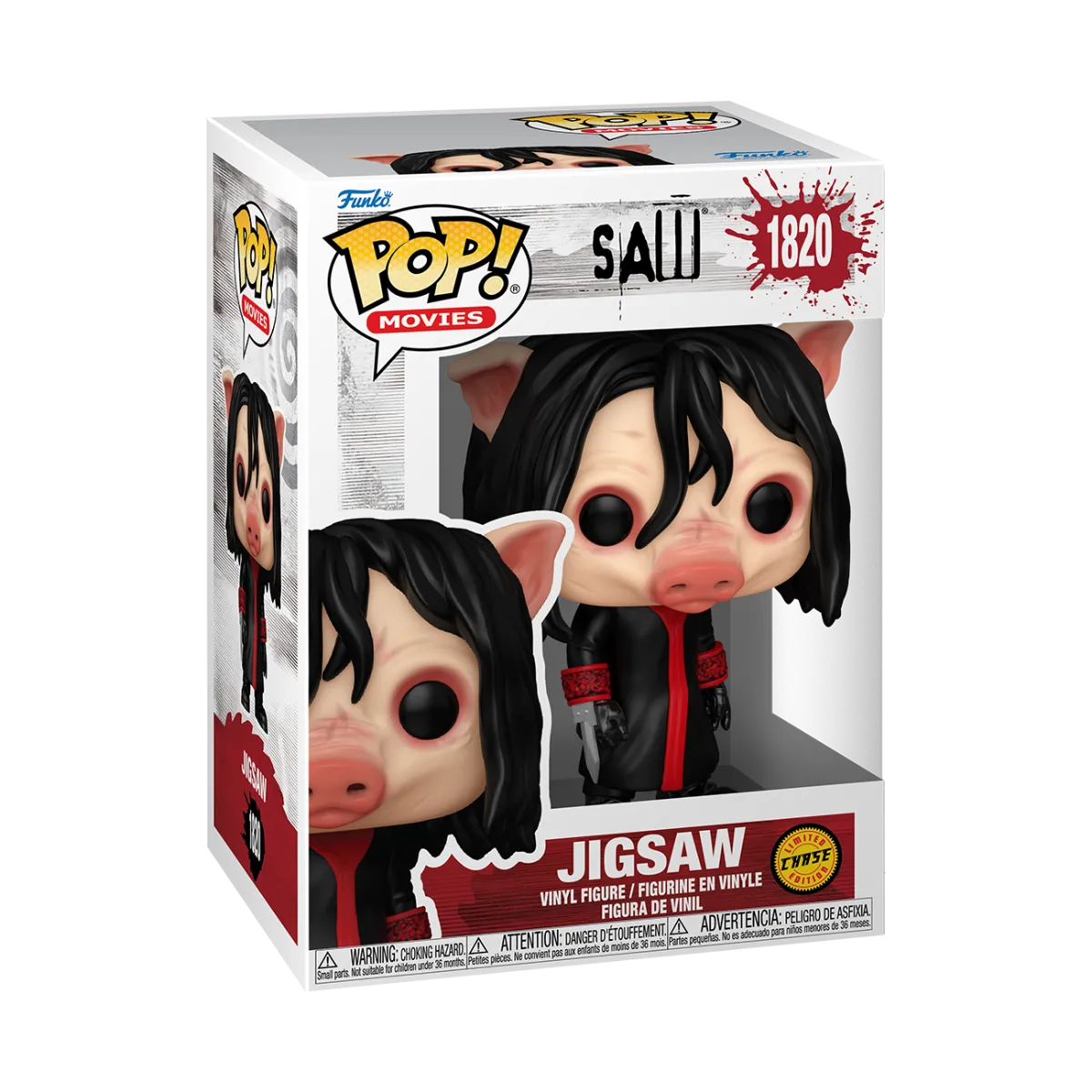 Saw: 10th Anniversary - Jigsaw Killer Pop! Vinyl - Chase Bundle - Image 3