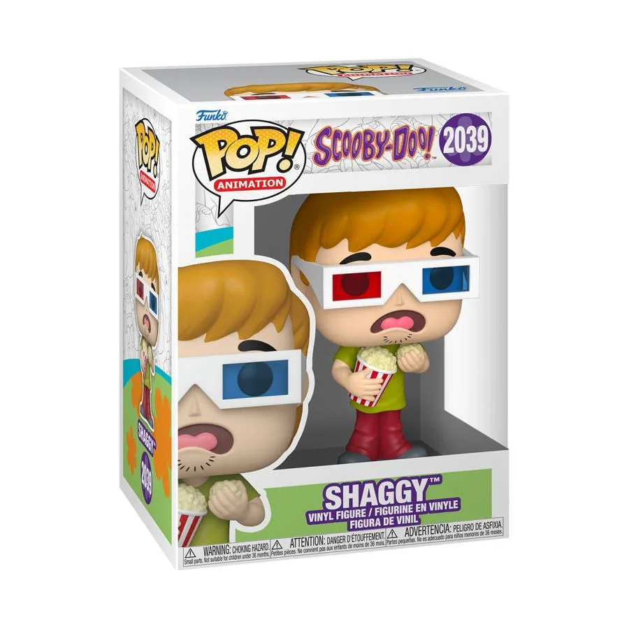 Scooby Doo - Shaggy (with 3D Glasses) Pop! Vinyl - Image 3