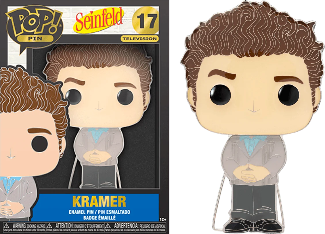 Seinfeld - Kramer 4" Pop! Enamel Pin