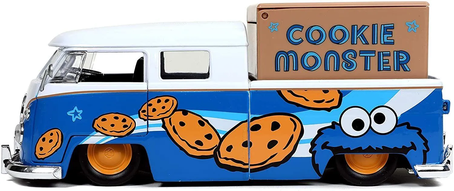 Sesame Street - '63 VW Bus w/Cookie Monster 1:24 Scale Hollywood Ride - Image 4