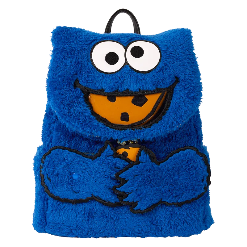 Sesame Street - Cookie Monster Plush Mini Backpack - Image 3