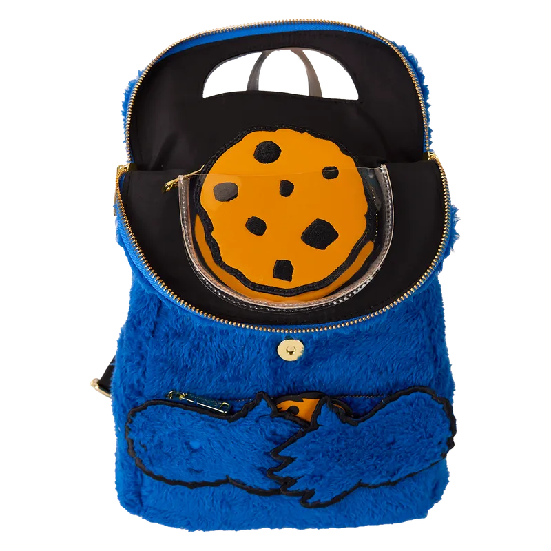Sesame Street - Cookie Monster Plush Mini Backpack - Image 4