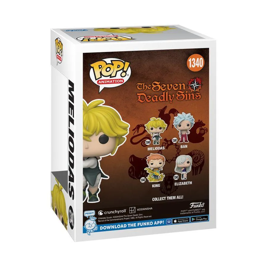 Seven Deadly Sins - Meliodas Pop! Vinyl - Image 4