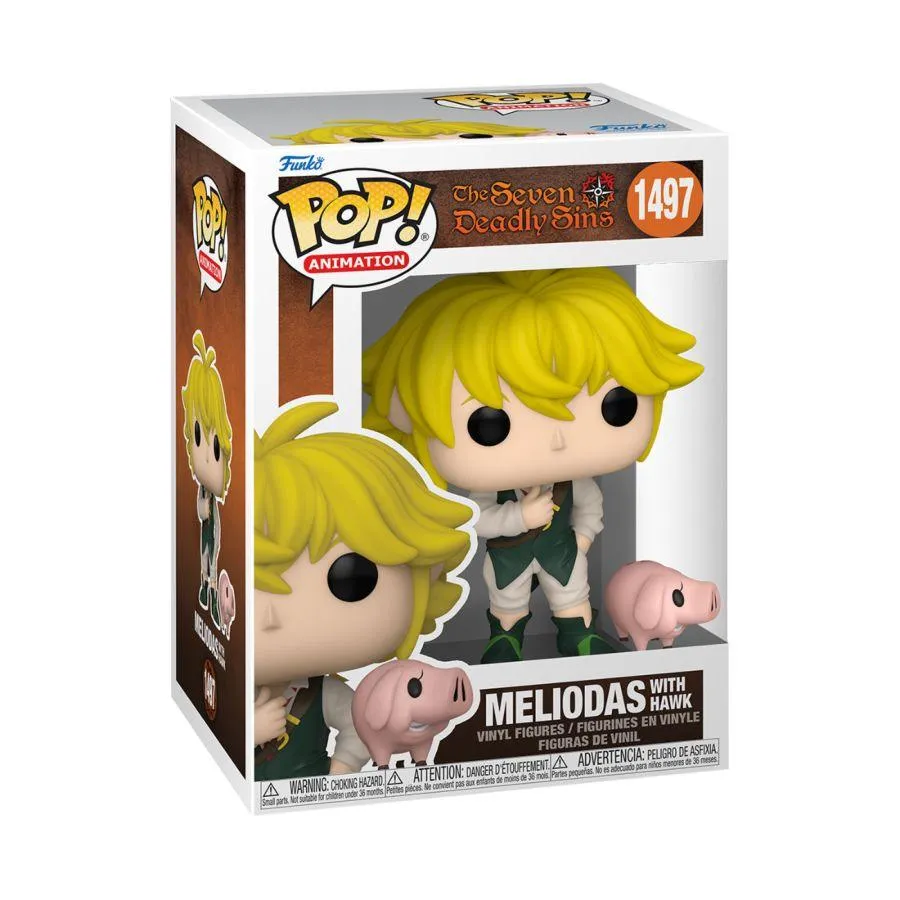 Seven Deadly Sins - Meliodas (with Hawk) Pop! Vinyl - Image 3