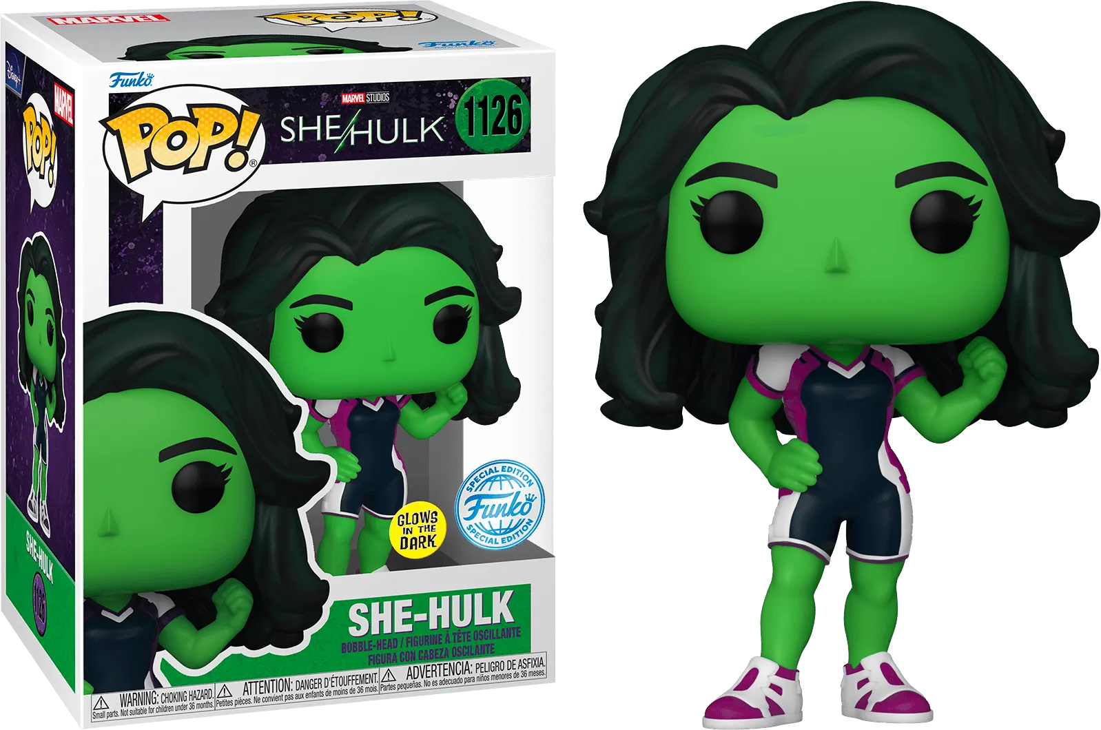 She-Hulk (TV) - She-Hulk Glow US Exclusive Pop! Vinyl [RS]