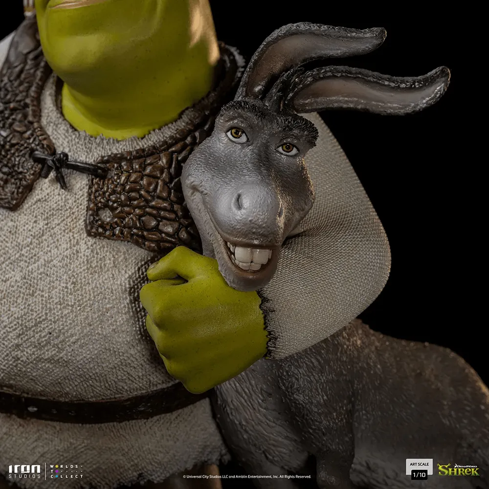 Shrek - Shrek, Donkey & Gingerbread Man Deluxe 1:10 Scale Statue - Image 10