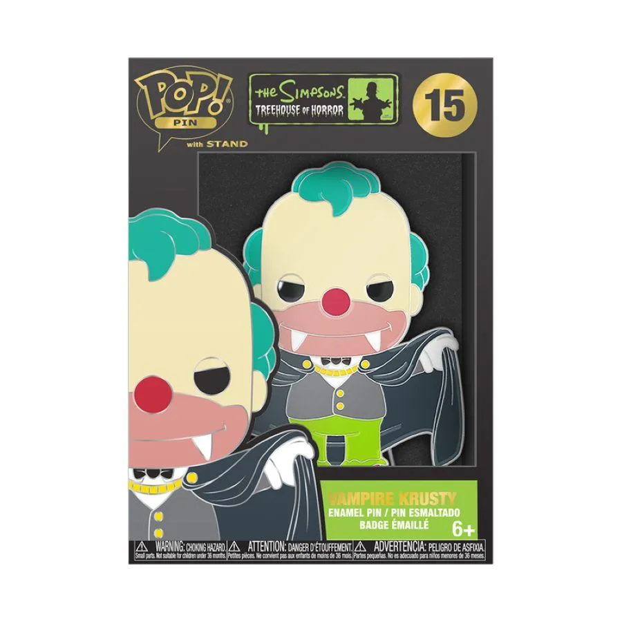 The Simpsons - Vampire Krusty Enamel Pop! Pin - Image 4