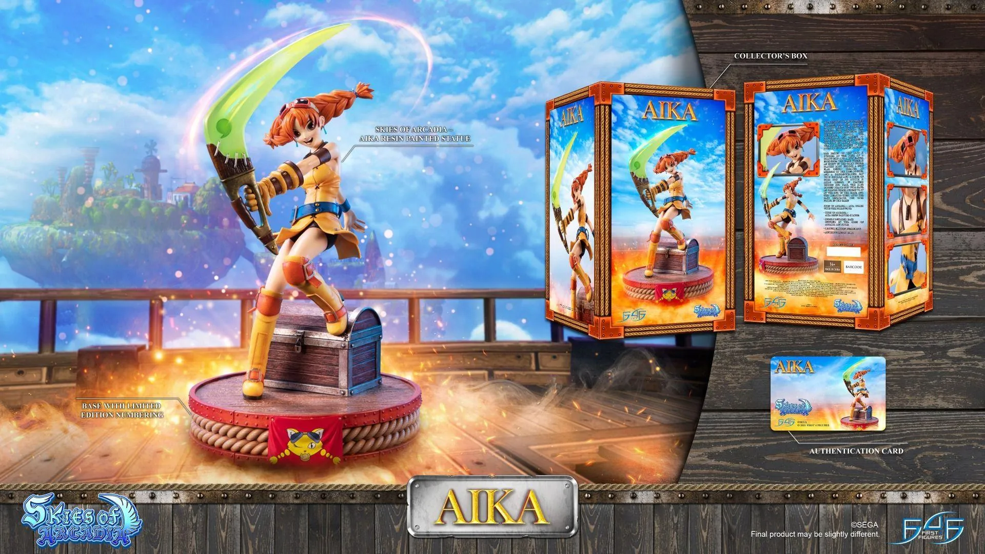 Skies of Arcadia - Aika Statue - Image 2