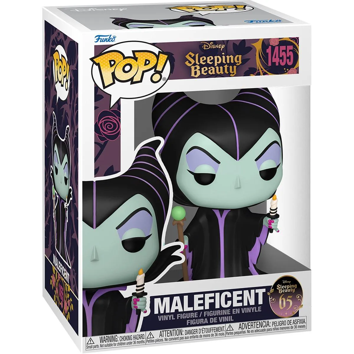 Sleeping Beauty: 65th Anniversary - Maleficent with Candle Pop! Vinyl - Image 3