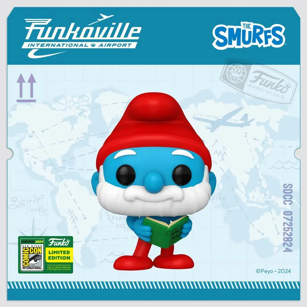 The Smurfs - Papa Smurf Pop! Vinyl (2024 Summer Convention Exclusive)