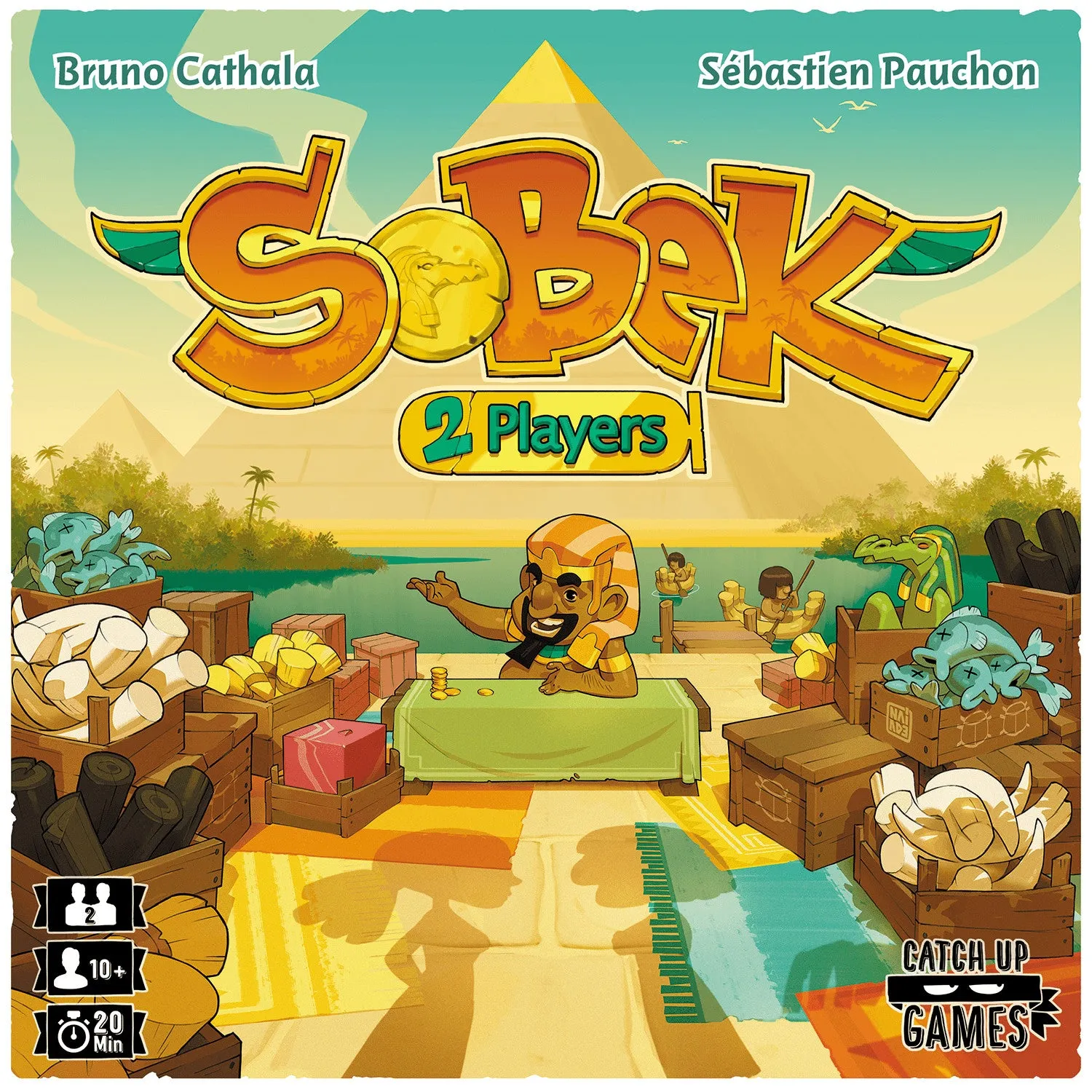 Sobek 2 Players (By Bruno Cathala) - Image 2