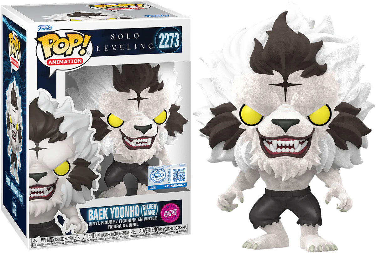 Solo Leveling - Baek Yoonho (Silver Mane) Pop! Vinyl - Chase Bundle [RS]