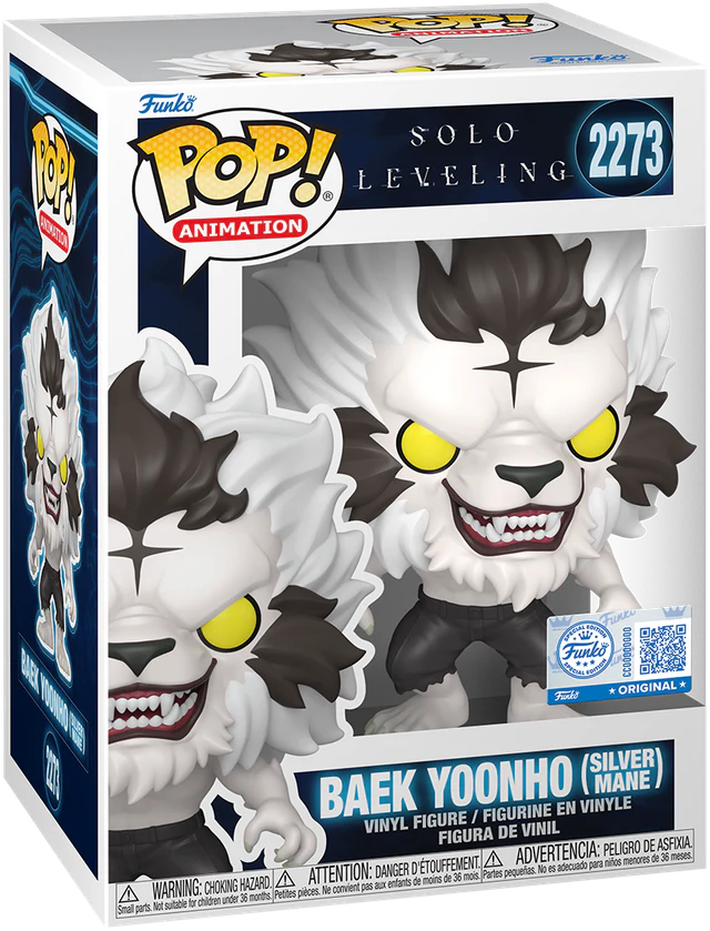 Solo Leveling - Baek Yoonho (Silver Mane) Pop! Vinyl - Chase Bundle [RS] - Image 5