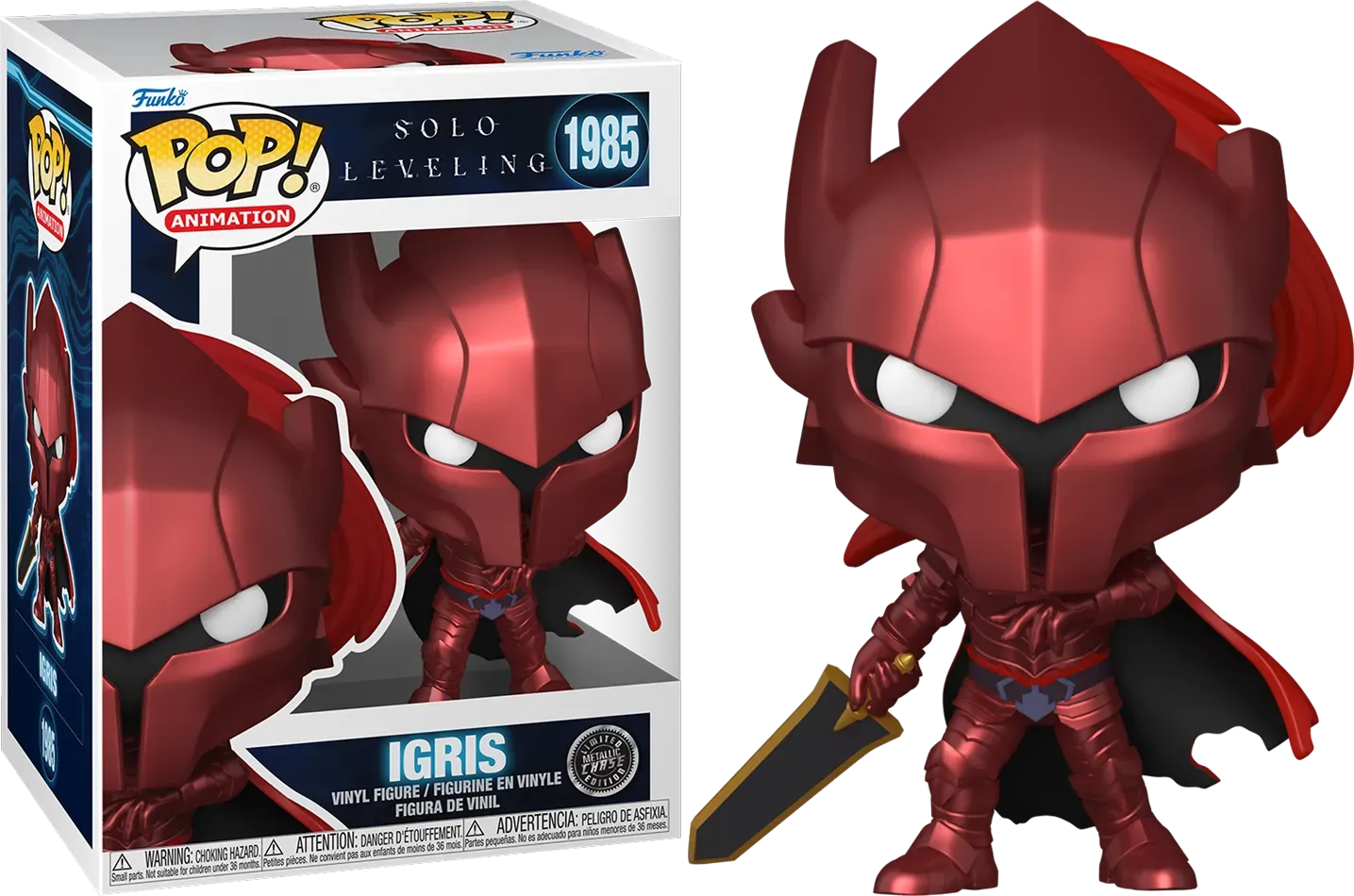 Solo Leveling - Igris Pop! Vinyl - Chase Bundle