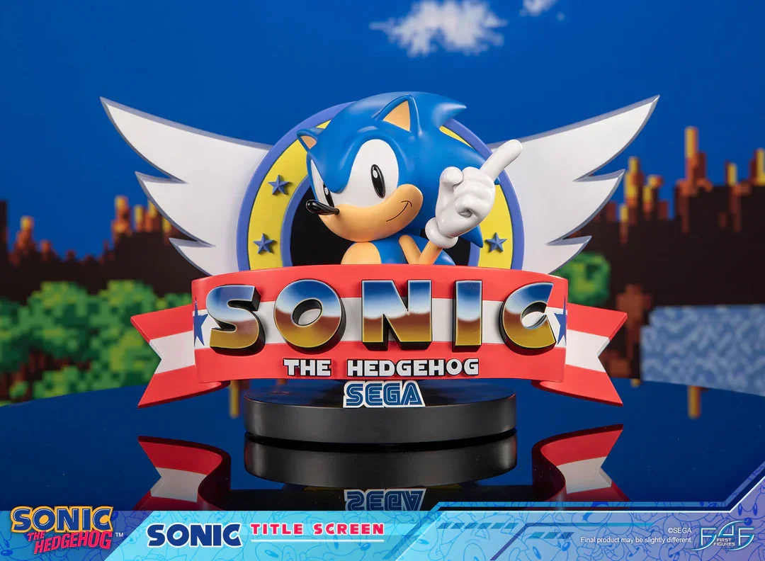 Sonic - Sonic The Hedgehog Title Screen Statue - Image 10