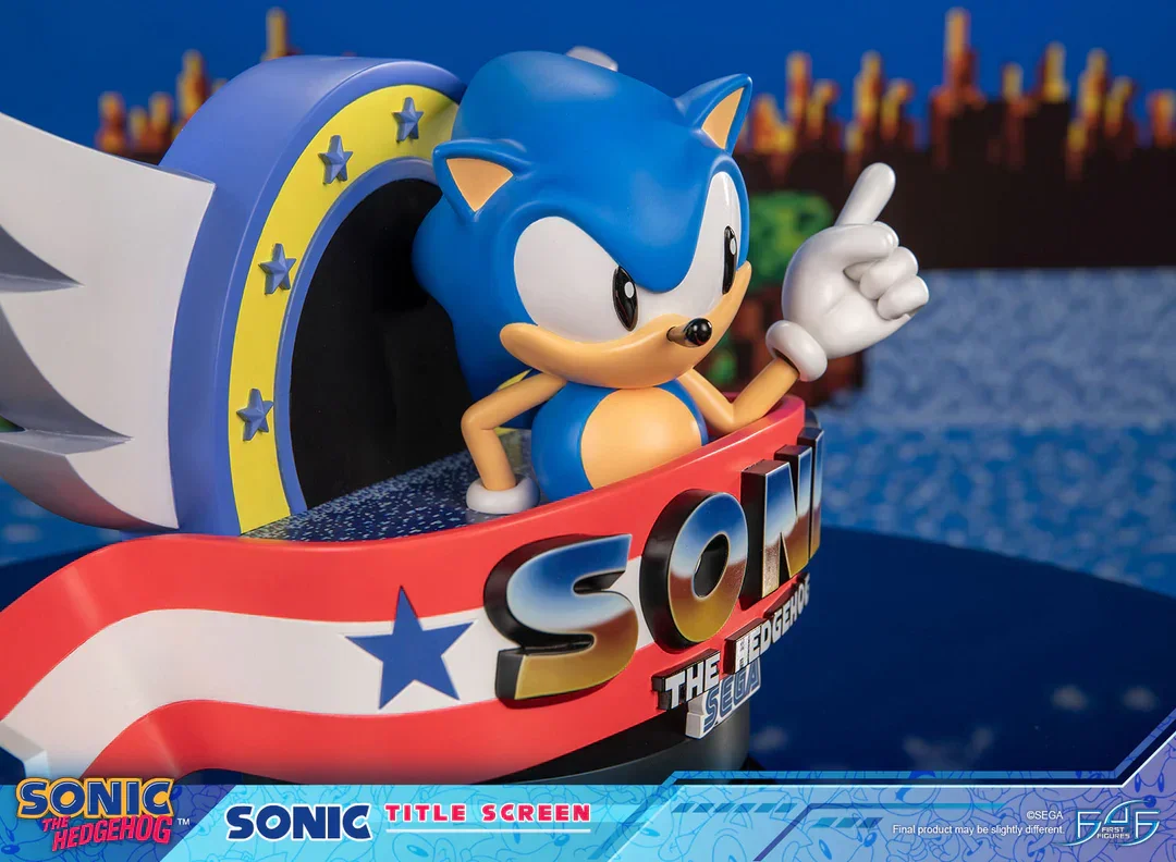 Sonic - Sonic The Hedgehog Title Screen Statue - Image 14
