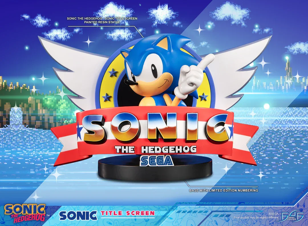 Sonic - Sonic The Hedgehog Title Screen Statue - Image 2