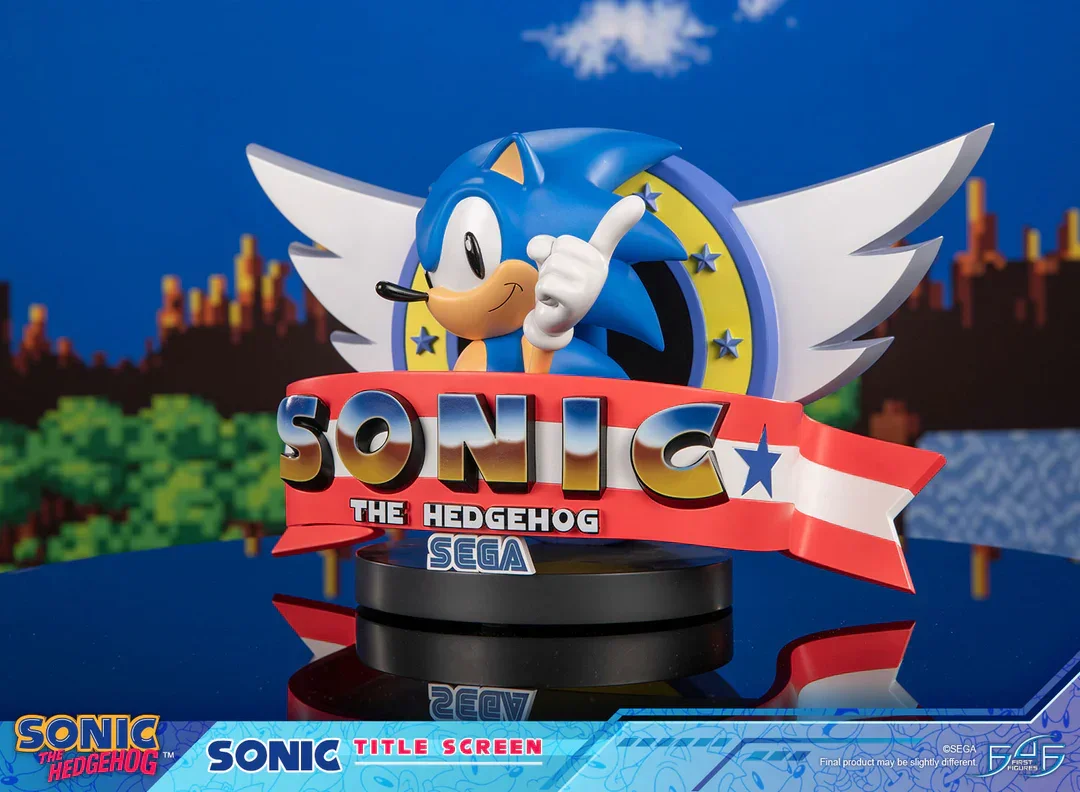Sonic - Sonic The Hedgehog Title Screen Statue - Image 3