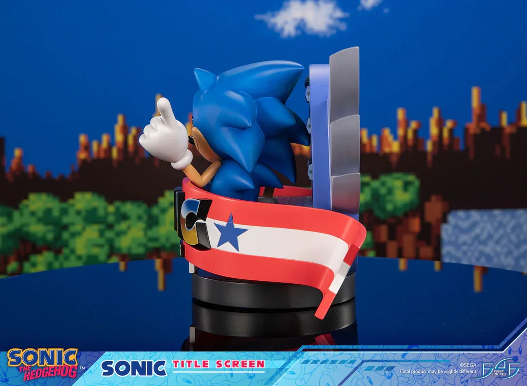 Sonic - Sonic The Hedgehog Title Screen Statue - Image 4
