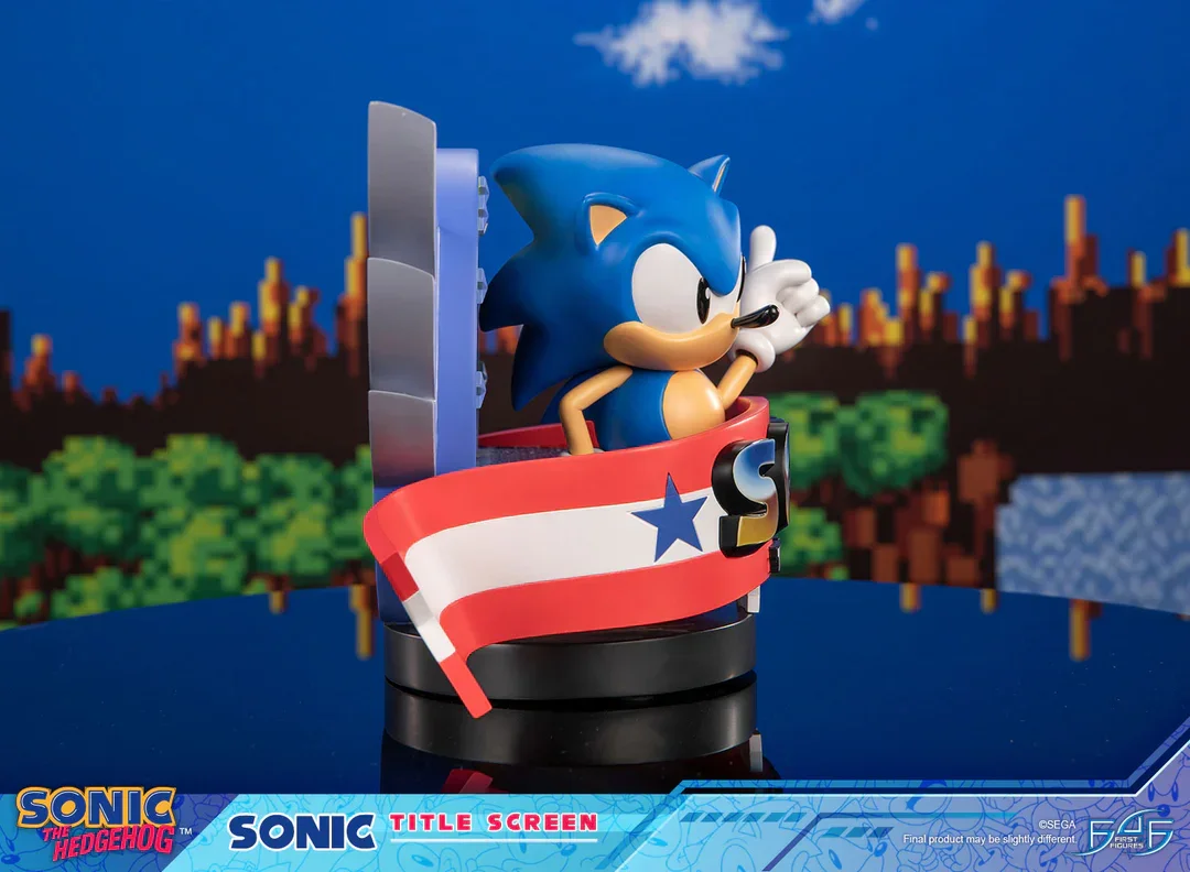 Sonic - Sonic The Hedgehog Title Screen Statue - Image 9