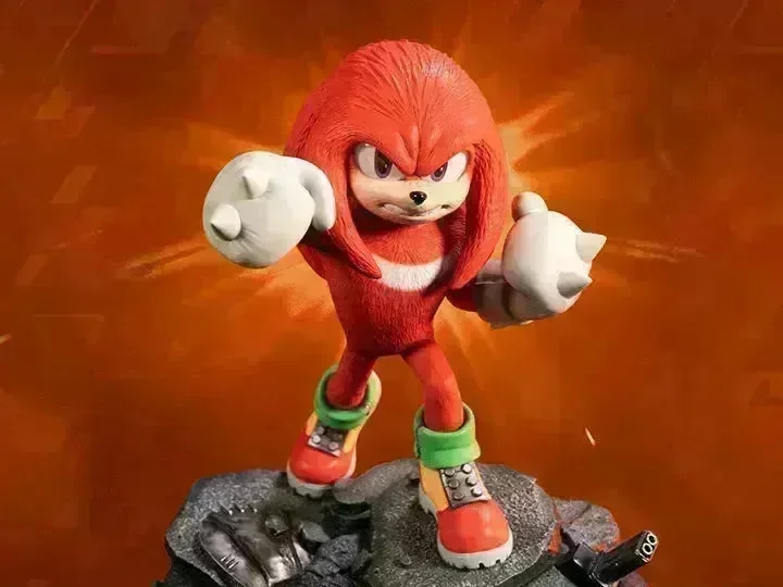Sonic The Hedgehog 2 - Knuckles Standoff Statue - Image 2