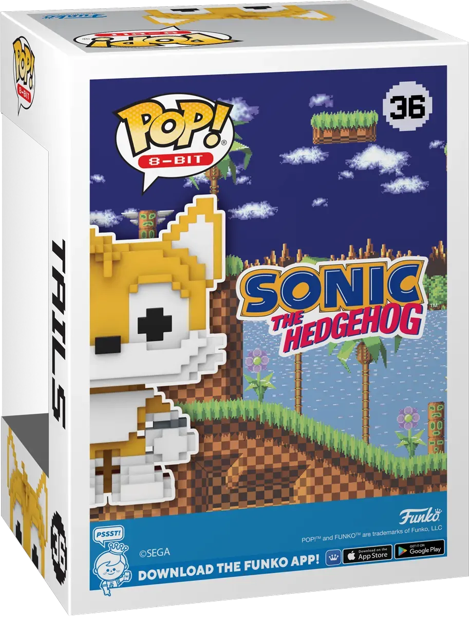 Sonic the Hedgehog - Tails 8-Bit US Exclusive Pop! Vinyl [RS] - Image 4