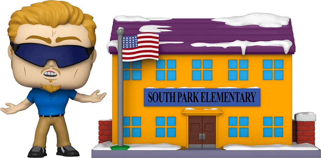 South Park - South Park Elementary with PC Principal Pop! Town - Image 2