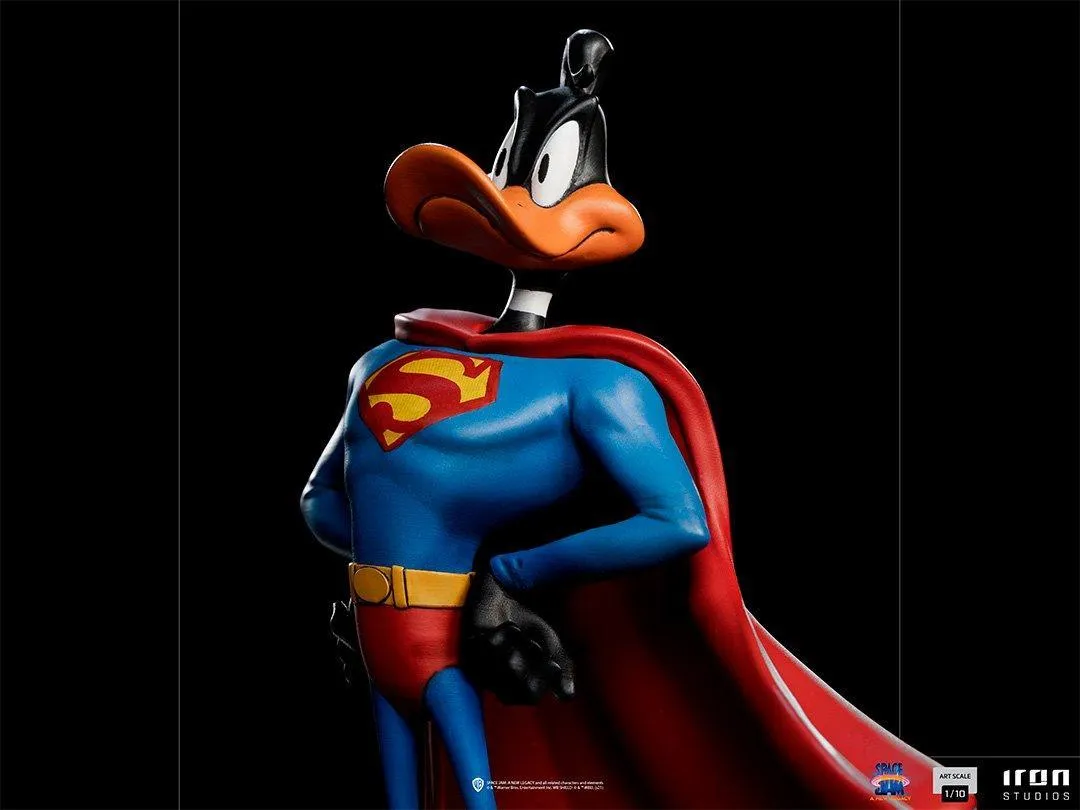 Space Jam 2: A New Legacy - Daffy Duck Superman 1:10 Scale Statue - Image 4