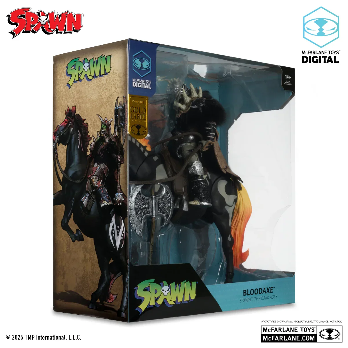 Spawn - Bloodaxe "Spawn The Dark Ages" 2PK Gold Label 7" Figure - Image 11