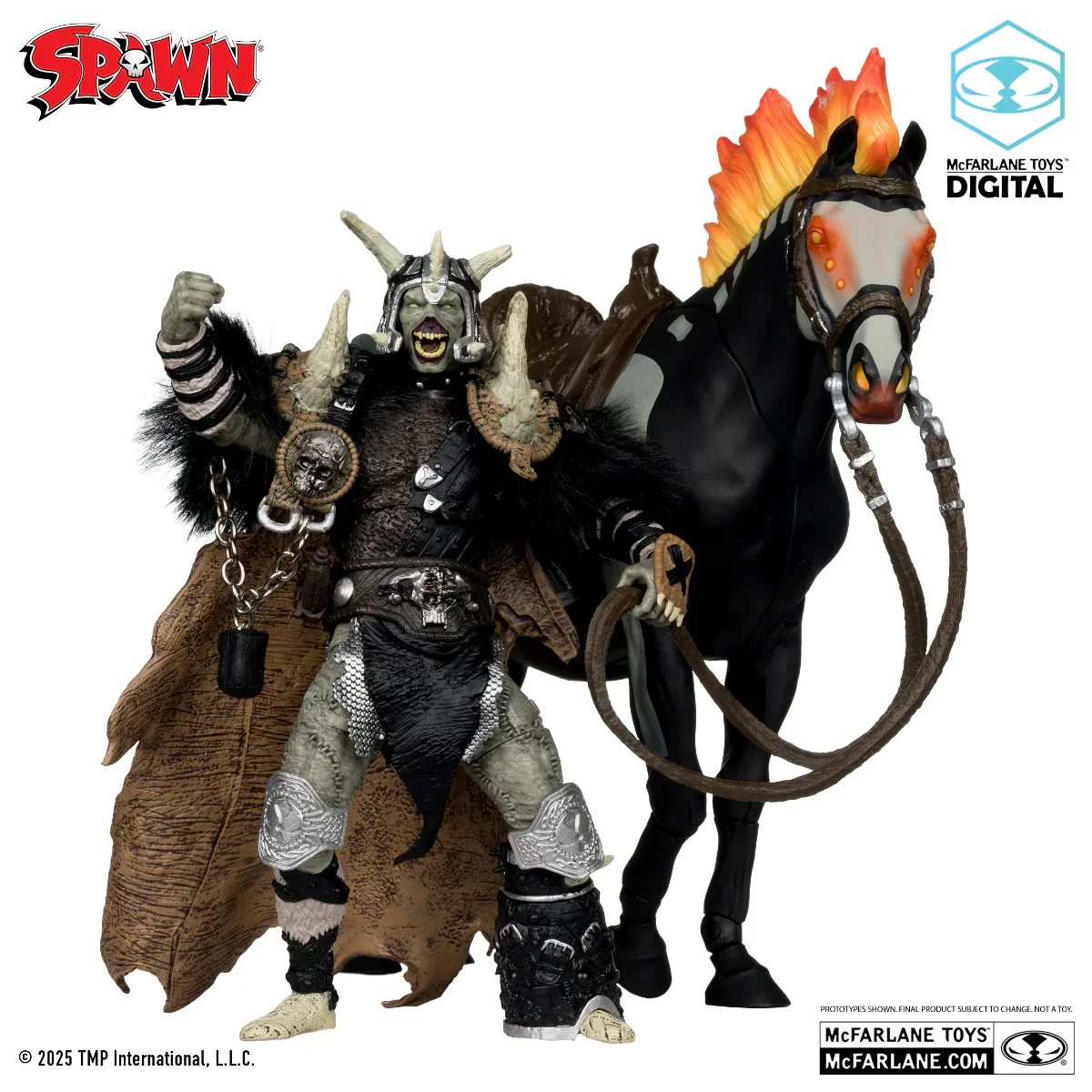 Spawn - Bloodaxe "Spawn The Dark Ages" 2PK Gold Label 7" Figure - Image 2