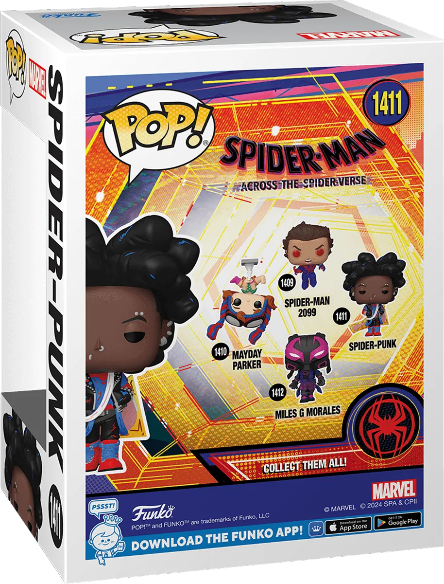 Spider-Man: Across the Spider-Verse - Spider-Punk (Unmasked) Pop! Vinyl - Image 4