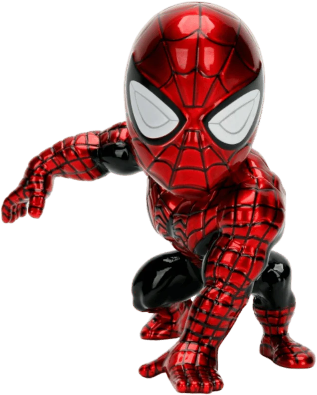 Spider-Man (comics) - Spider-Man Red / Black 4" Metals