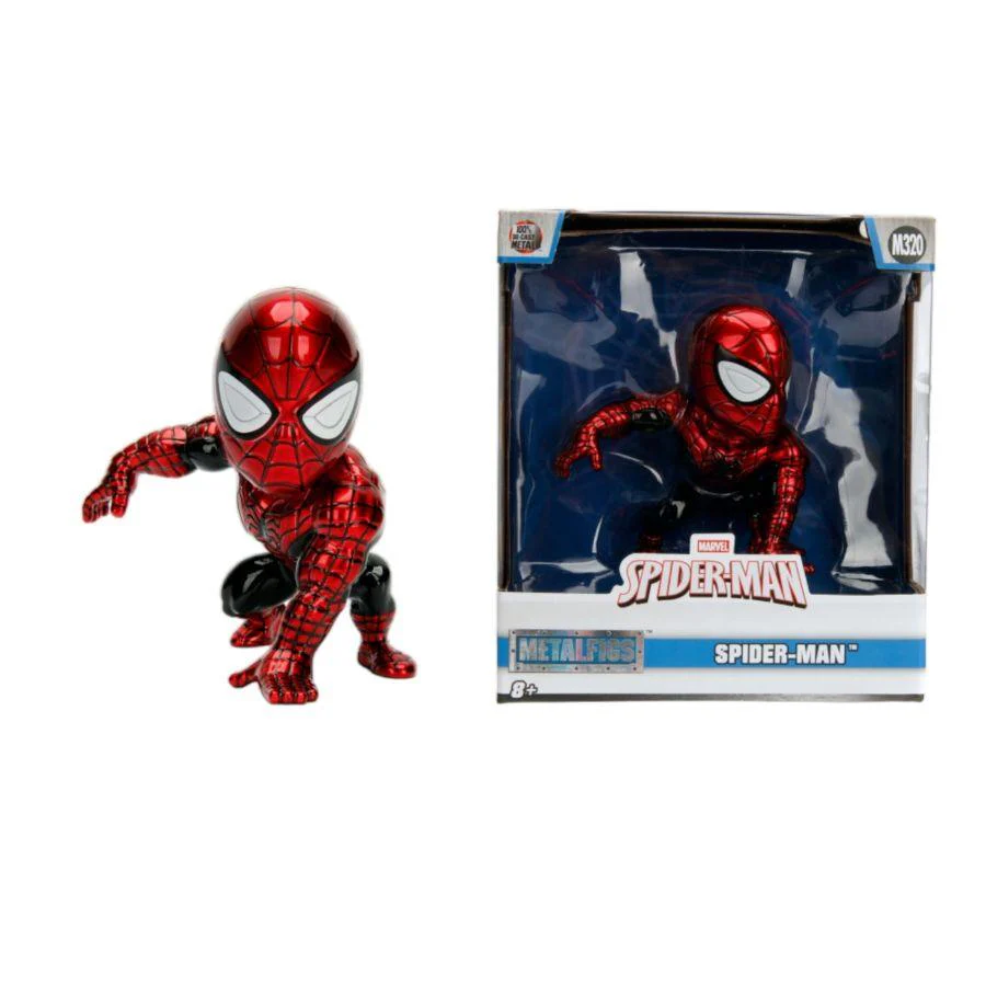 Spider-Man (comics) - Spider-Man Red / Black 4" Metals - Image 2