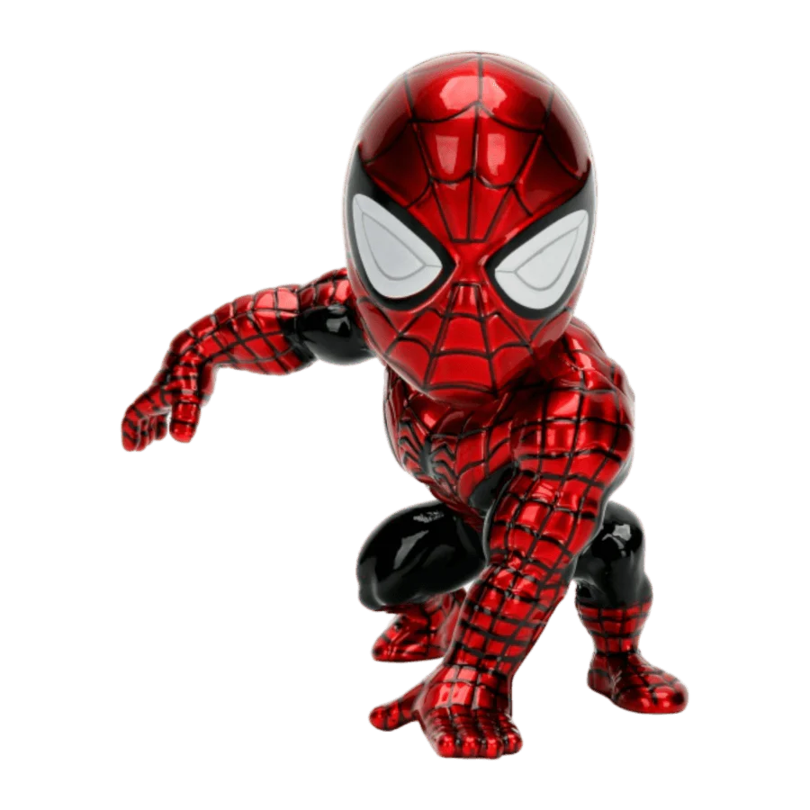Spider-Man (comics) - Spider-Man Red / Black 4" Metals - Image 3