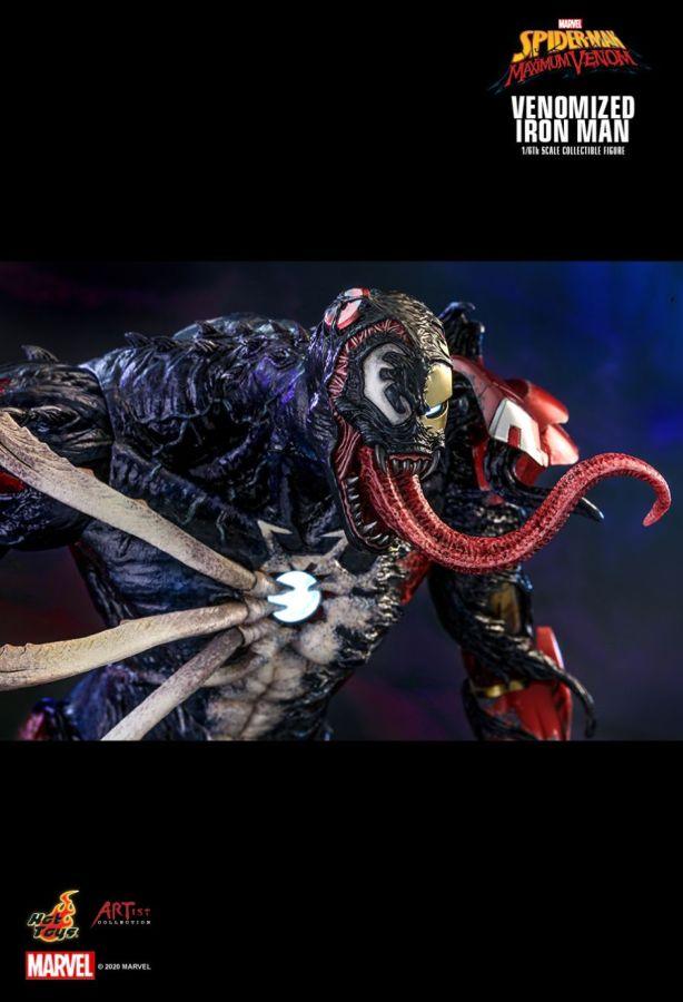 Spider-Man Maximum Venom - Venomized Iron Man 1:6 Scale 12" Action Figure - Image 10