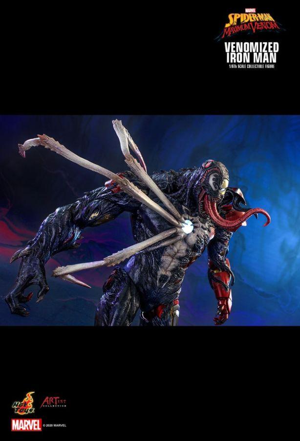 Spider-Man Maximum Venom - Venomized Iron Man 1:6 Scale 12" Action Figure - Image 14